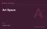 Редакционная обложка магазина «Art Space»