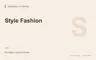 Редакционная обложка магазина «Style Fashion»