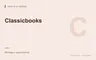 Редакционная обложка магазина «Classicbooks»