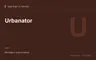 Редакционная обложка магазина «Urbanator»
