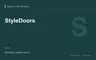 Редакционная обложка магазина «StyleDoors»