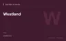 Редакционная обложка магазина «Westland»