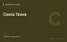 Редакционная обложка магазина «Cerca Trova»