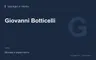 Редакционная обложка магазина «Giovanni Botticelli»