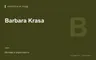 Редакционная обложка магазина «Barbara Krasa»