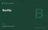 Редакционная обложка магазина «Barfits»