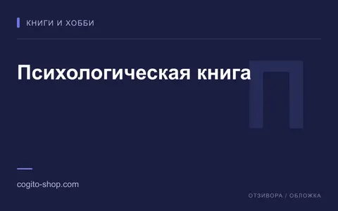 Редакционная обложка магазина «Психологическая книга»