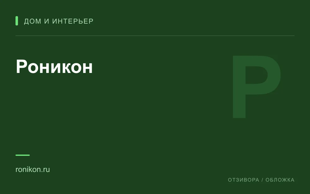 Редакционная обложка магазина «Роникон»